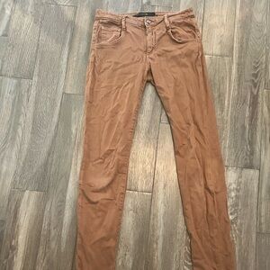 Joe's Skinny Visionaire Ankle Skinny Jeans Size 27 in Caramel Color